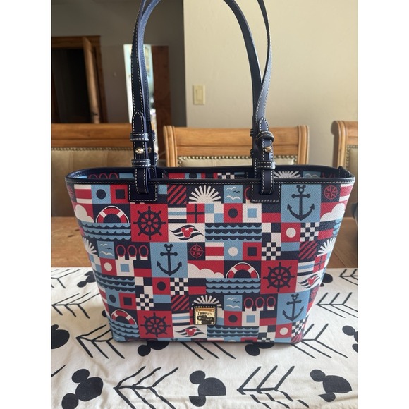 Dooney & Bourke Handbags - Disney Cruise Line Dooney And Bourke Tote Purse Red Blue DCL New W Tags 2026